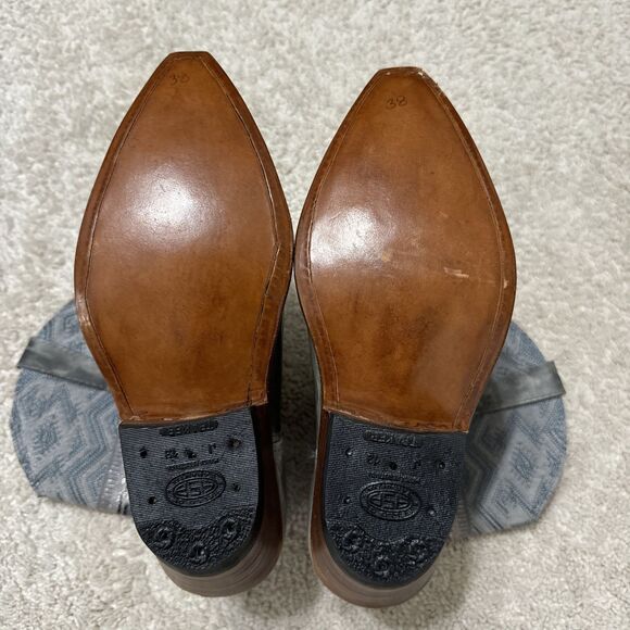 Handmade Women’s Guatemalan Leather Artisan Festival Boots Size 38 (US 7.5) - Picture 9 of 10